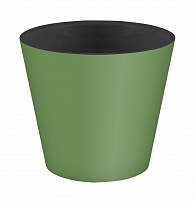 Горшок для цветов "Rosemary" D230 мм, 5л с дренажной вставкой (зеленый)