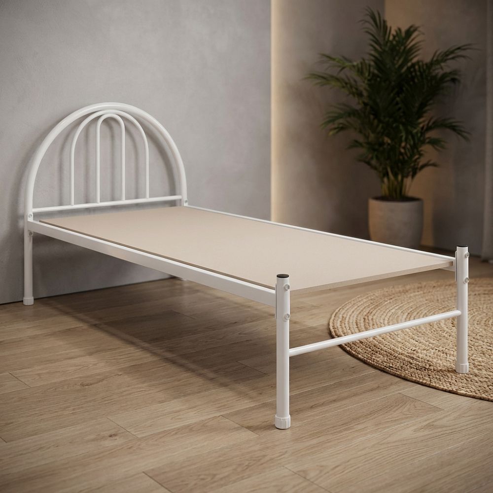 Кровать мод.Т (с одн.спин.) без ватного матраца (МДФ)
