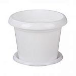 Горшок цв. 0,5л (белый) (уп.30)