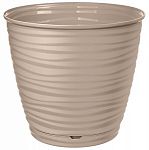 Горшок для цветов Saffron 1,5 л с поддоном (бежевый)