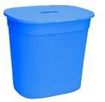 Корзина для белья евро малая 45 литр (Jip plast Узб)