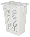 Корзина для белья "Rambai" 30л, 377х261х492 мм (серый)